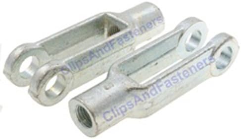 2 Adjustable Yoke Ends 7/16-20 Tap 2-7/8 Long 1 Wide
