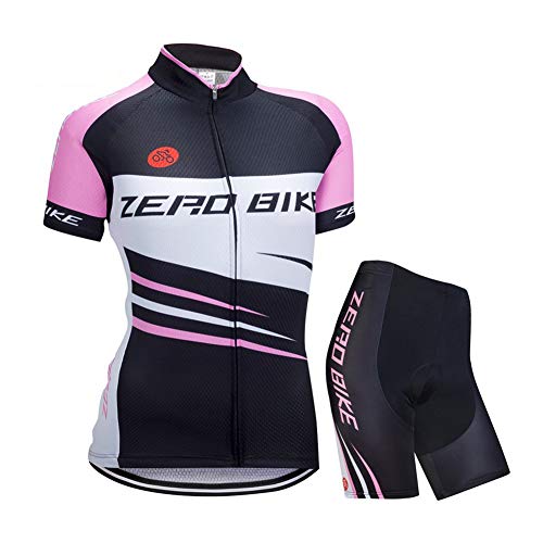 Image of Women's Short Sleeve Cycling Jersey Jacket Cycling Shirt Quick Dry Breathable Mountain Clothing Bike Top