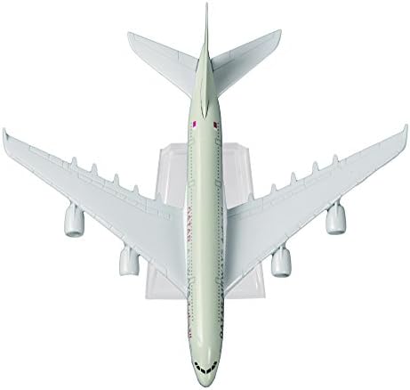 Diecast Airplane 1:400 Qatar Airbus 380 Metal 16cm Plane Model Office Decoration or Gift by LESES