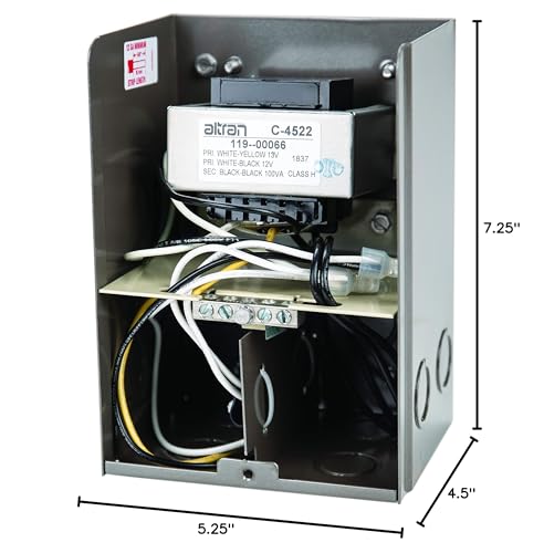 Image of Intermatic PX100S 100W Pool Light Transformer 12V, 13V, 14V - Supply for Pool /Spa Lights, Submersible Fixtures, and Landscape Lights - Enhanced Safety with Circuit Protection, Brown Stainless Steel