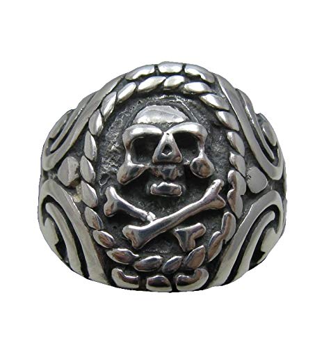 Bague tête de mort en argent 925 R001175, le bijou rock idéal au quotidien