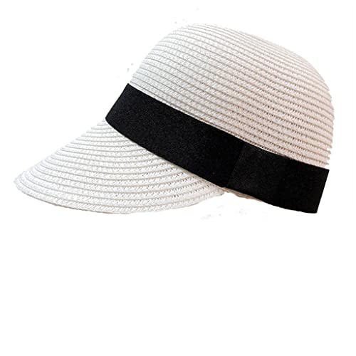 Chapeau de paille femme visière anti soleil pour vos sorties