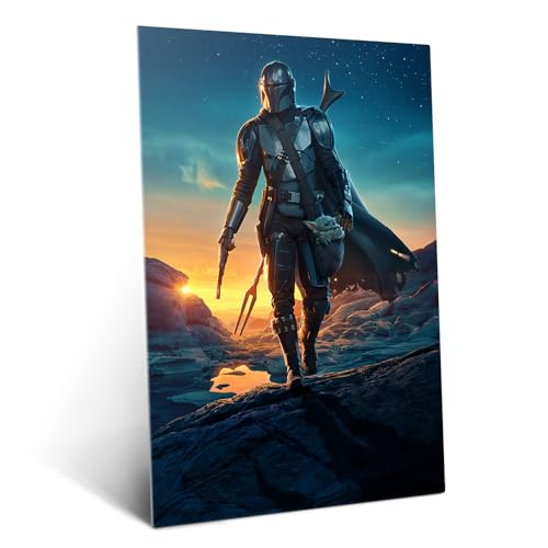 Poster métallique Star Wars The Mandalorian Season 2 affiche 32x45cm