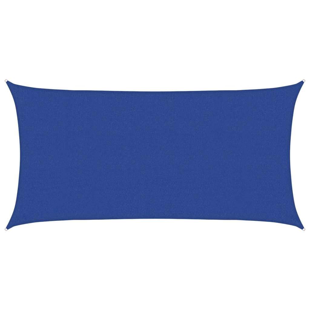 vidaXL Sunshade Sail 160 g/m² Rectangular Blue 2.5x5 m HDPE — image 1