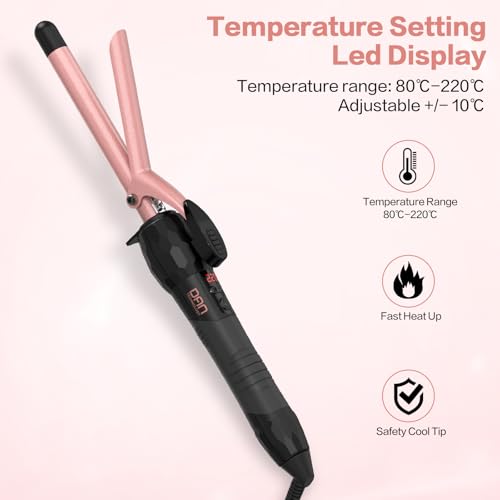 DAN-Technology-Curling-Wand-Curling-Tongs-Dual-Voltage-Hair-Curling-Wand-Ceramic-for-Wave-Curls-Hair-Styling-Tool-with-Adjustable-Temperature-Hair-Curler-with-Glove-Rose-Gold-16mm58-inch