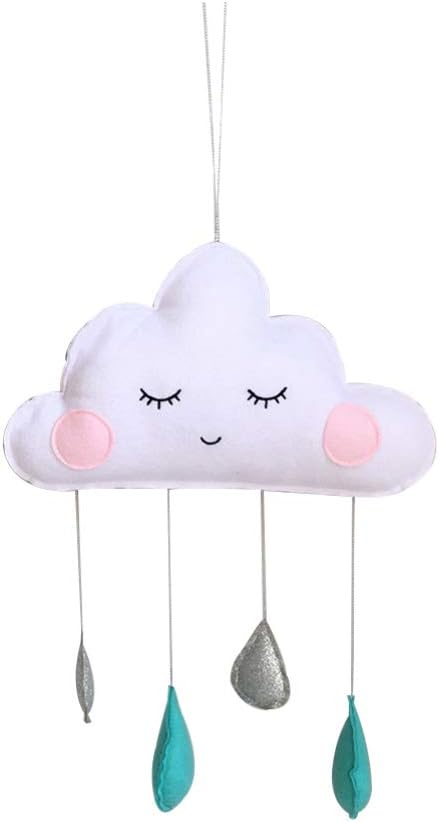 IMIKEYA Children's Room Decor Wall Hanging Decor Cloud Raindrop Decor Crib Hanging Toys Infant Toy Toys for Baby Home Decoration Raindrop Pendant Kids Household Wall Decoration