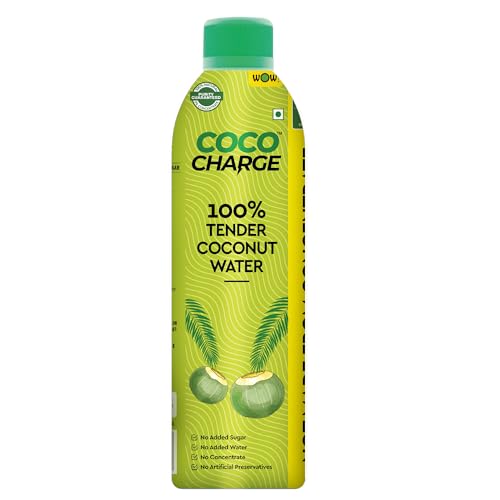 Image of Wow! Coco Charge Cococharge Tender Coconut Water Refreshing & Hydrating Drink,1000 Ml (Pack Of 2)