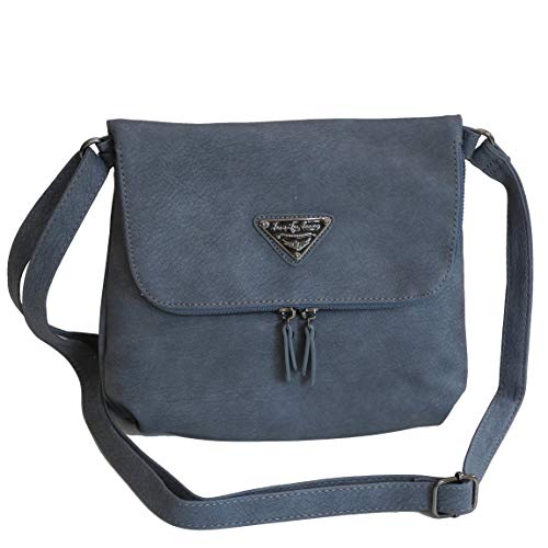 Jennifer Jones - präsentiert von ZMOKA JJO-DHAT-3844-BU - Bolso cruzados para mujer Azul azul talla única