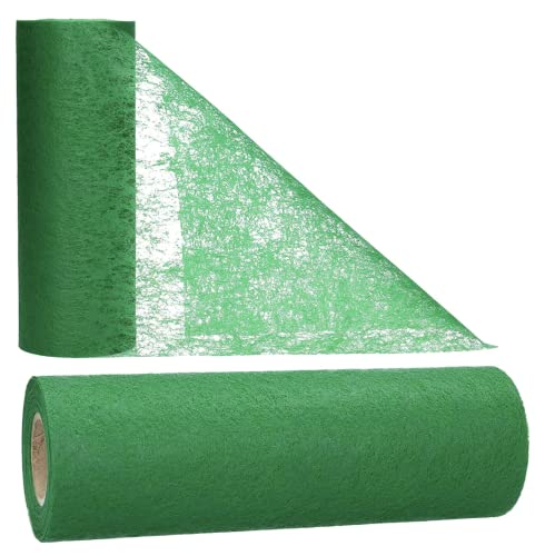 AmaCasa Camino de mesa de fieltro para bodas, comuniones, bautizos y todas las celebraciones, tamaño: 30 cm / 25 m rollo (verde abeto) Cover