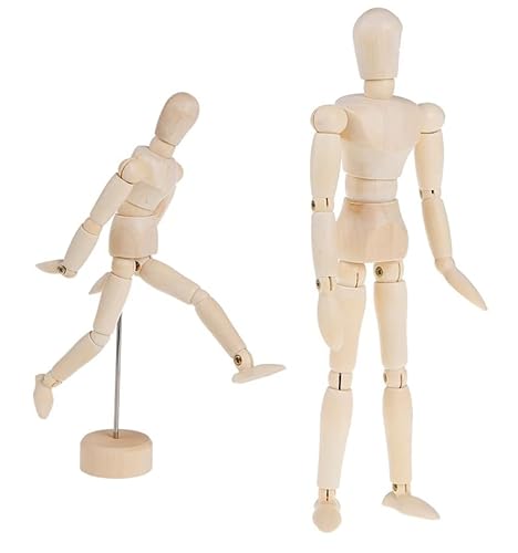 モデル人形M 20cm 木製の商品画像