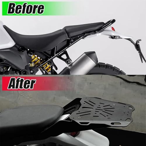 Cadre coffre Ducati Desert X plaque support valise résistant aux pistes - 4