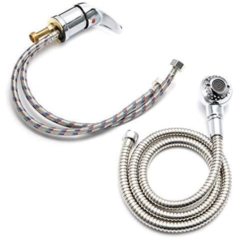 Mixer Taps Sprayer Set Hairdressing Salon Basin Handheld Shower Head Sink Tap Set Cover
