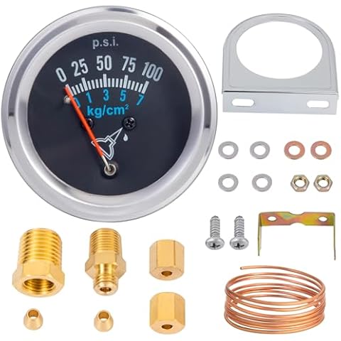YullSorom 7-153 Oil Pressure Gauge Kit Cover