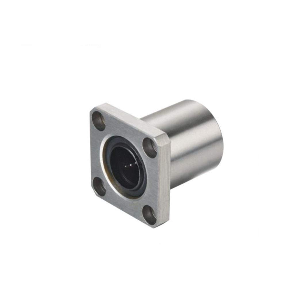 IVEKYKIBC Linear Bearing LMK35UU 2Pcs Square Flange 35x52x70mm LMK 35UU 35MM Series for Shaft Guide Rail Rod CNC Parts LMK35 UU Ball Bearings
