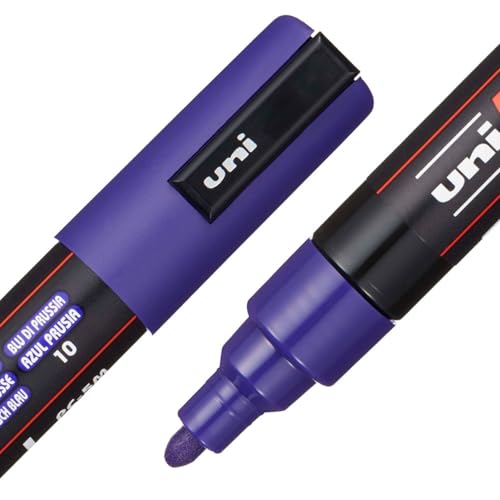 Image of Posca PC-5M Marker | 1.8-2.5 mm Bullet Shaped Tip (Dark Tone, Pack of 8)