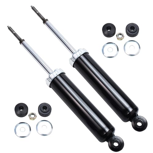 Image of Detroit Axle - 4WD Shock Absorbers for 1997-2004 Dodge Dakota 1998-2003 Durango Complete Shock Absorber Assembly 1999 2000 2001 2002 Front and Rear Replacement