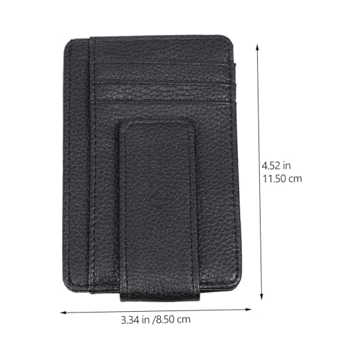VALICLUD Men's PU Leather Wallet Small Card Holder Pouch Compact Change Bag for Credit Id Cards Storage for Pocket Use2