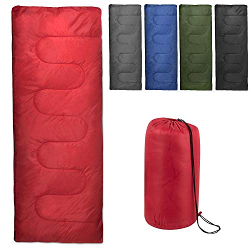 Bulk 10 Pack Envelope Sleeping Bags, 4 Seasons Warm or Cold Lightweight Indoor Outdoor Sleeping Bags for Adults, Backpacking, Camping - Image 5