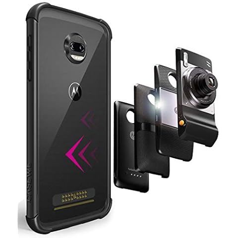Casewe Motorola Moto Z2 Force Bumper Case Cover Cover