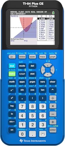 Image of Texas Instruments TI-84 Plus CE Blueberry Graphing Calculator