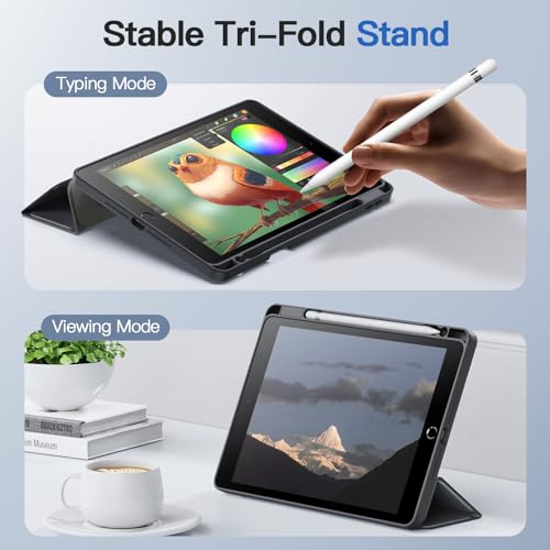 Coque iPad 8ᵉ génération antichoc pour protéger la tablette et le stylet - 6