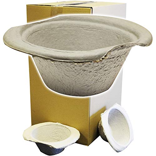 200 Pack (Full Case) | Size - 1000ml | Caretex - General Purpose Pulp Vomit Sick Bowl | Highly Disposable | Ideal for Care Homes, Nursing Homes, Hospital, Homecare Y