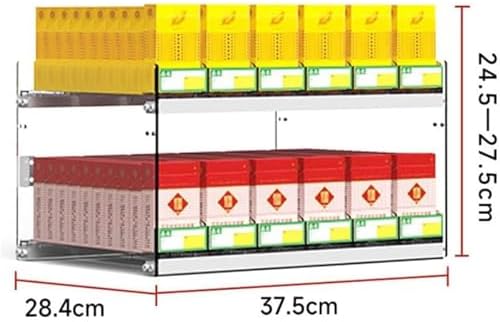 Store Display Rack Wall Mounted Storage Rack Supermarket Convenience Store Automatic Cigarette Rack Space Saving Assembled Display Cabinet,Acrylic Cigarette Display Rack, Retail Store Counte image 3