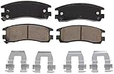 Wagner QuickStop ZD698 Ceramic Disc Pad Set Includes Pad Installation Hardware, Rear