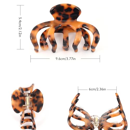 Tortise Color No-slip Good High Grasp Hair Claw Clip Acetate Hair Claw for Women Girls Hair Accessories Gift