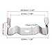 uxcell T8 Clips Bracket Hanger for Integrated Tube Light Fixture, Nickel-plated Manganese Steel, Pack of 15