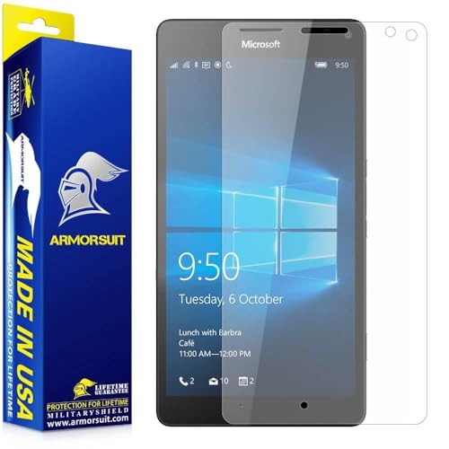 ArmorSuit MilitaryShield Anti-Glare Screen Protector for Lumia 950 XL - [Max Coverage] Anti-Bubble Matte Film