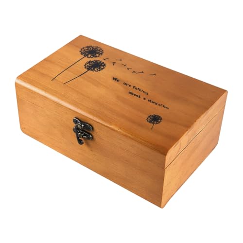 Scatola da cucito in legno, con scomparti, per accessori per la casa, contenitore per cucito Bxox per salotti, camere da letto, bagni