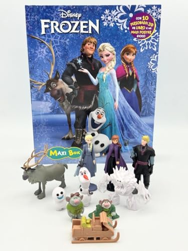  Frozen. Maxi box. Ediz. a colori. Con maxi poster gioco. Con 10 personaggi 3D