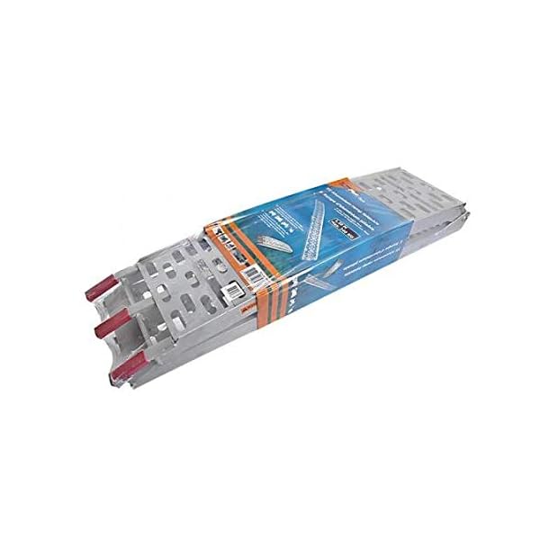 ALU Auffahrrampe Auffahrschiene Verladerampe Rampe klappbar 340-680 KG – Bild 4
