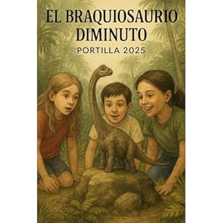 El Misterio del Braquiosaurio Diminuto Audiolibro Por Pedro Camacho arte de portada