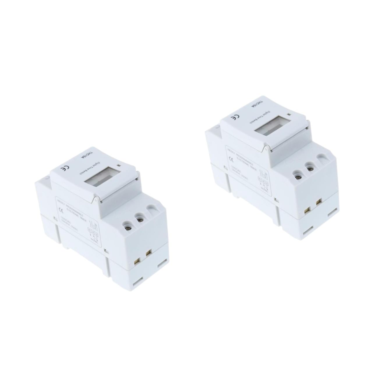 Mini-minuterie pour prise électrique extérieure de sortie programmable blanche
