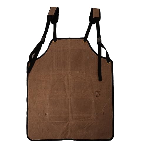 Delantal de herramientas de lona encerada, 33" H x 27" W miniatura 3