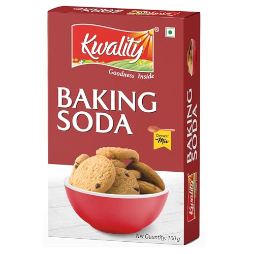 Image of Kwality Baking Soda 100g | Versatile raising agent for baking | cleaning, and deodorizing | free from additives.