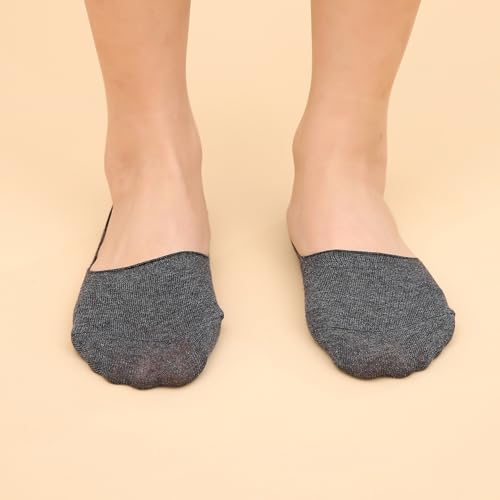 Under $5 Women's No Show Socks Non Slip Breathable Invisible Low Cut Liner Socks for Flats Sneakers Office Travel Daily Wear4