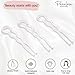Parcelona French Slick Small Clear Wavy 3