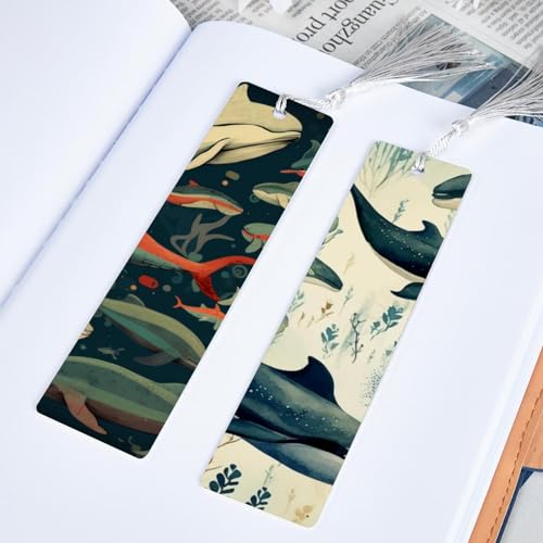 Marque-pages motif baleine pour ne plus perdre votre page