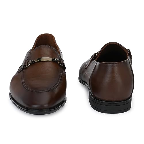 Image of egoss Luxe Premium Genuine Leather Loafer Formal Shoes for Men-AS-1