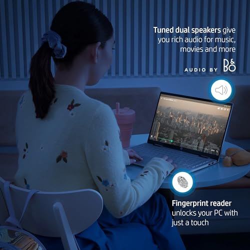 Image of HP Pavilion x360 Convertible 2-in-1 Laptop, 14 inch FHD Touchscreen, Intel Core i5-1235U(Beat i5-1135G7), 16GB RAM, 1TB NVMe SSD, FP Reader, HDMI, WiFi 6, Camera, Win 11, w /BWE Accessories