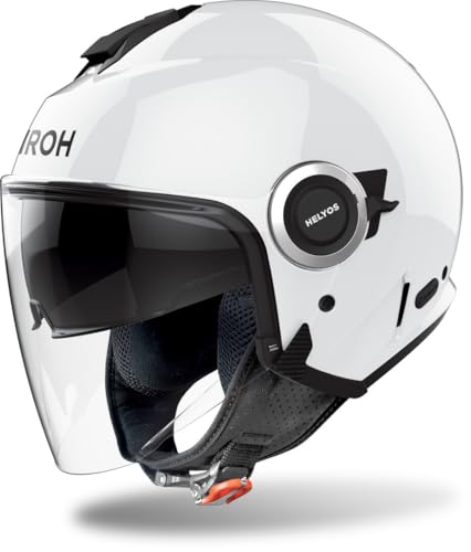 CASCO AIROH JET HELYOS COLOR WHITE GLOSS M