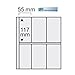 TRANSPARENT MIT günstig Kaufen-10x SAFE 7876 Compact Spezialblätter Einsteckblätter Sammelblätter transparent mit 6 Taschen a 55 x 117 mm Ideal für Markenheftchen