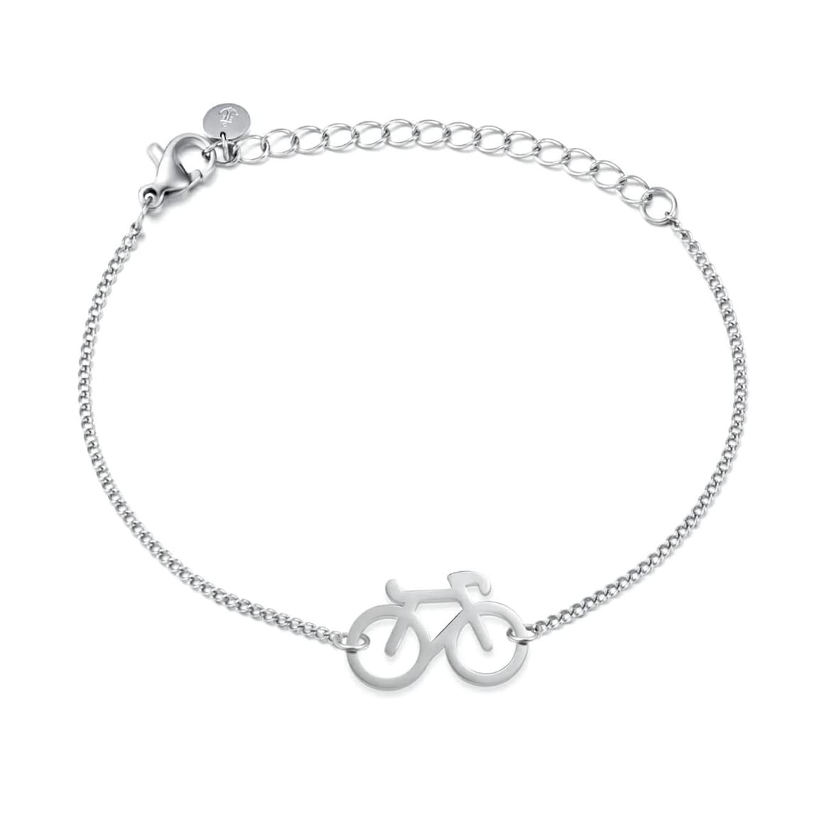 SAILBRACE Bracciale Silver Bike Chain, argento, Taglia unica