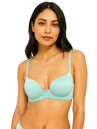 Image of Viola's Secret 6 Pack of Color Print T-Shirt Bras B Cup C Cup and D Cup