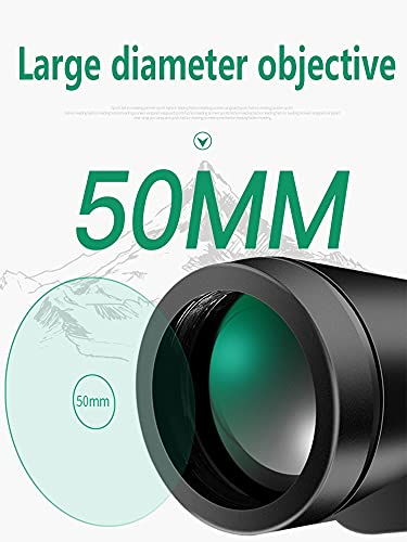 Binocular Profesional Alcance Largo 50 mm Verde miniatura 6