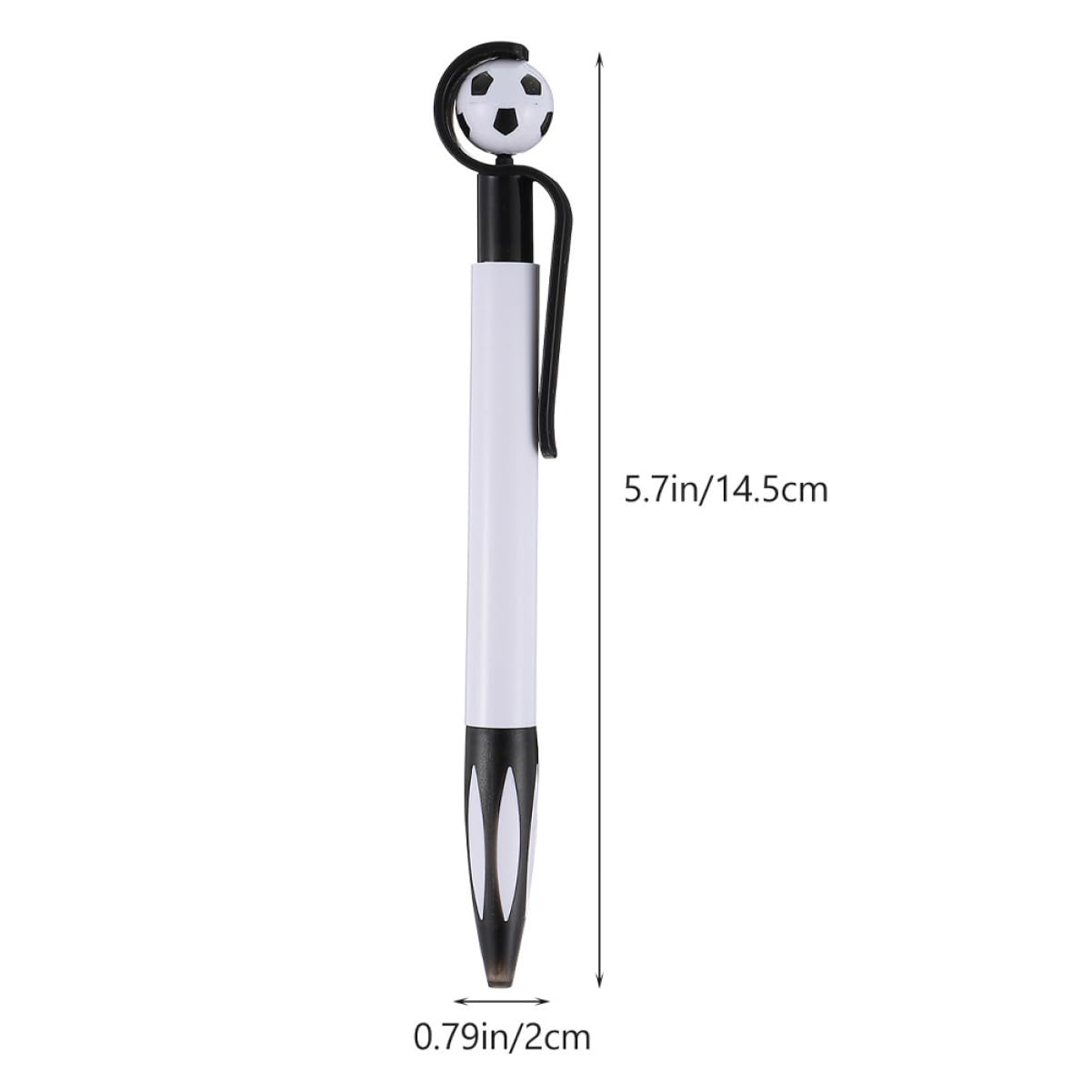 SEWACC 4 Sätze Teiliges Fußball Kugelschreiber Einziehbare Schreibstifte Mit Premium Tinte Glattes Schreiben Rot Blau Schwarz Kreative Fußballform Für Schüler Büro Party Und 9 Stück * 4