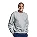 Price comparison product image Mens Plain Sweatshirt Jersey Jumper Sweater Pullover Work Casual Plus Size Top S-5XL (XL, Grey)